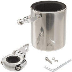 다이아몬드 플레이트 스테인리스 스틸 오토바이 컵 홀더