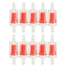 수족관 역류방지기 기포기 어항 역류 체크밸브 6mm호스용 산소공급기 에어펌프 - 오렌지, 1개