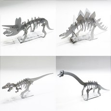 빅사이언스 창작 입체 종이 공룡퍼즐 (4종 세트)