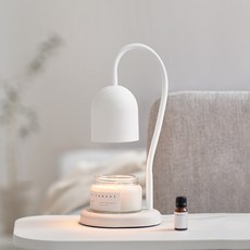 메르시앤코 플레르 램프 조명 캔들 워머, White