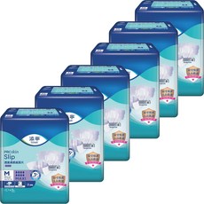 添寧 PROSKIN Slip 透氣棉柔紙尿片 M 夜用型 9片裝, 9片/包 X 6包