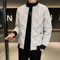 오스틱니 남성 경량 골프 패딩 재킷 겨울 보온 다운자켓 프리미엄 오리털 패딩점퍼 루즈핏 라운드넥 다운 재킷 역시즌패딩 빅 사이즈 M-5XL