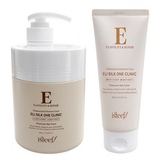 이스티프 엘리 실크 원 클리닉 트리트먼 500ml+200ml 세트/손상된 모발을 위한 헤어케어 크리닉, 1개