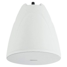 Rockville PEN-65T 화이트 16.5cm(6.5인치) 70V 걸이용 펜던트 스피커 20W/10W/5W 탭 넓은 분산 매끄러운 디자인 레스토랑/카페에 적합, 6.5인치