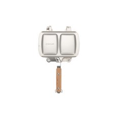 snow peak 折疊式三明治烤盤 NO.GR-009R，輕巧便攜，戶外露營野餐必備，快速製作美味熱壓三明治, 1個