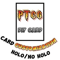 게임 카드 호일/일반 보드 DIY 파티 블랙/블 PTCG 모든 그림, 000 mo singles