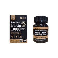 랩온랩 맥주효모 비오틴 10000, 60정, 30g, 1개