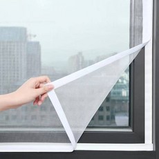 방충문 창문 주름 방충망 현관 모기장 원단 롤방충망 크기 안티-모기 창 화면 자석 접착 여름 곤충 방지 문, 90CM, 250CM