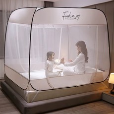 원터치 대형 모기장 광폭 사각 텐트모기장