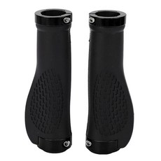 [ 1158390 ] 전기 스쿠터 핸들 슬리브 실리콘 미끄럼 방지 교체 핸들바 그립 커버 (블랙) 2개, 블랙