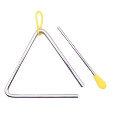 어린이 음악교실 트레몰로 연주용 트라이앵글 발표회용 놀이치료 홈스쿨링 학예회용, 5개, 실버