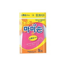 마미손 고무장갑 오른손 하나, 소(S), 3개