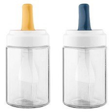 Xi bi Mi yuan 유리 오일 실리콘 브러시 포함, 2개, 250ml