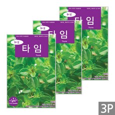 세인화분 타임 150립 - 허브씨앗, 3개