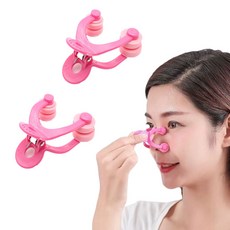 파워짐 미용 콧대높이기 코집게 노즈업, 3개, 핑크