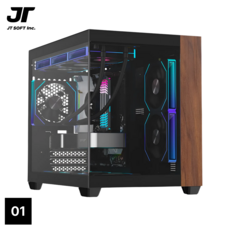 제이티 우드감성PC l WOODISM (무선), WIN11 Home, 1TB, 32GB, 지포스 RTX 5060, [INTEL]  i5-14400F