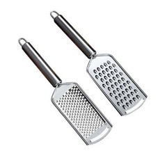 채칼 견과류 분쇄기 그레이터 스테인리스 와사비, 1개, 중형 구멍 미세 2개세트