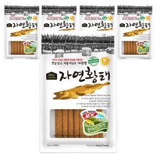 자연황태 강아지간식 황태&단호박 스틱 5개입 부드러운 건강간식, 80g, 5개