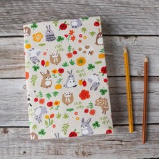 【小動物們】書衣 書套 可調式 布書衣, 1個