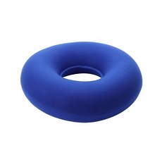 임산부 회음부 방석 산모 도넛 치질 보호 원형 에어 쿠션 수술 환자 출산 사무실 엉덩이 꼬리뼈 바른 자세, 블루, 1개