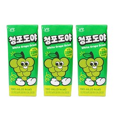 남양 청포도야 190ml/ 30팩, 30개, 190ml