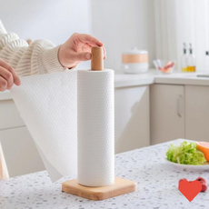 주방 수납 우드 홀더 원목 거치대