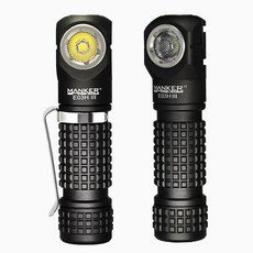 電筒王 Manker E03H III 1200流明手電筒頭燈組 (附頭燈帶、三色濾鏡、底部磁吸), 黑色(附頭燈帶/三色濾鏡),E03H IIl 冷白 6500K色温, 1個