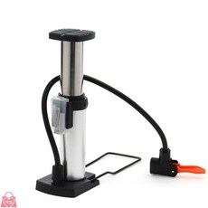 사심몰 에어발펌프 실버 자전거펌프