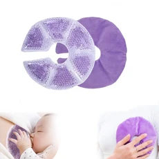 모유수유 패드 모유 수유 젤 패드 모유 수유 필수품 산후 회복 간호 통증 완화, 01 Purple1pcs