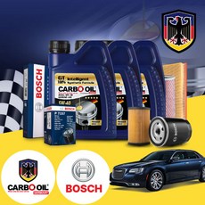 크라이슬러 300C 3.6CGD 디젤 카보 골드 C3 5W40 엔진오일필터 세트