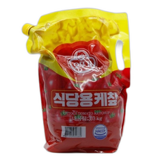 오뚜기 식당용 스파우트 케찹 대용량 케첩, 3.3kg, 1개