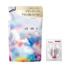 .co.jp +tmr 플라스투모로우 샴푸 리필 + 사은품 브라이트 단백질 손상 케어 고손상 브리치 컬러 보수 헤어케어, 1, 400ml