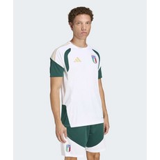 아디다스 ADIDAS 이탈리아 26 티로 트레이닝 저지 - 화이트:그린 JZ9375