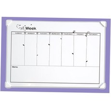 칠판 계획표사이즈 보드 화이트 주간 누드 60cm 40cm x 59000EA 1EA, 본상품