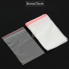 사랑하우스 투명 지퍼백 500매 9x13cm PE지퍼백, 소(S), 1세트, 500개