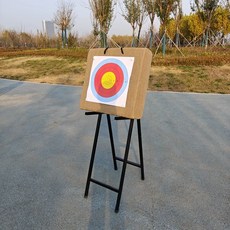 활과녁 활 양궁판 석궁 각궁 전통 국궁 체험존 훈련, 1개, 60x60X18 양면 사용