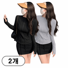차쿠 1+1 여성 슬림핏 집업 자켓 요가 필라테스 러닝 운동복