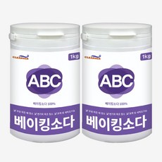 ABC 깨끗하고 순한 천연세제 베이킹소다 1KG X 2개