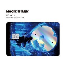 아카자 젠이츠 카드커버 귀멸의칼날 홀로그램 스킨커버 스티커, No Chip, H675