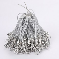 DIY 핸드폰 고리 폰고리, 100개, 선택14)실버, 7cm