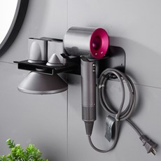 吹風機支架 超音速替換壁掛式無孔型 B型, 1個