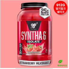 BSN 신타 6 아이솔레이트 프로틴 파우더 딸기 밀크쉐이크 912G, 기본, 1개