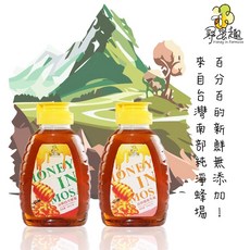 尋蜜趣 台灣龍眼蜜/百花蜜 隨身瓶 380g 純蜂蜜, 1個, 台灣龍眼蜂蜜380g隨身瓶