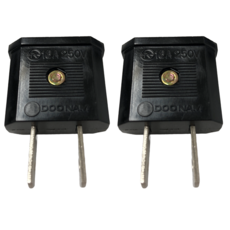 돼지코 110v 해외여행용 전용 변환 플러그 어댑터, 2개