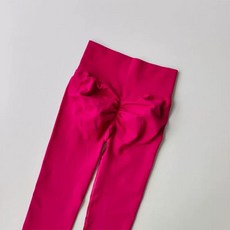 요가 필라테스 액티브웨어 제품 운동의류 피트니스 하의 바지 헬스 긴기장 편안함 편안한, 19.라즈베리 노링클 S