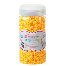 디폼블럭8mm 700개, E07_8mm디폼블럭_진노랑색(700개)