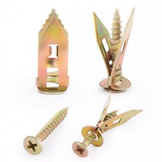 엄군마켓 석고보드앙카 천공 칼블럭 벽 나사세트, 50개