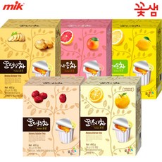 꽃샘 꿀유자 +꿀대추 +꿀생강 +꿀레몬 +꿀자몽 포션 5개 SET, 1개, 15개