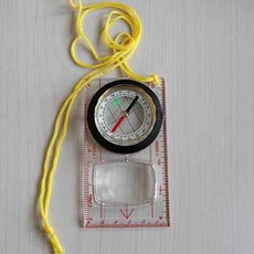 룰러돋보기컴패스 나침반 확대경 휴대용 등산 캠핑, 확대경컴패스 p5142