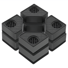 傢俱增高墊 洗衣機防震腳墊 防滑減震降噪 穩固承重500KG 1套4入, 1套